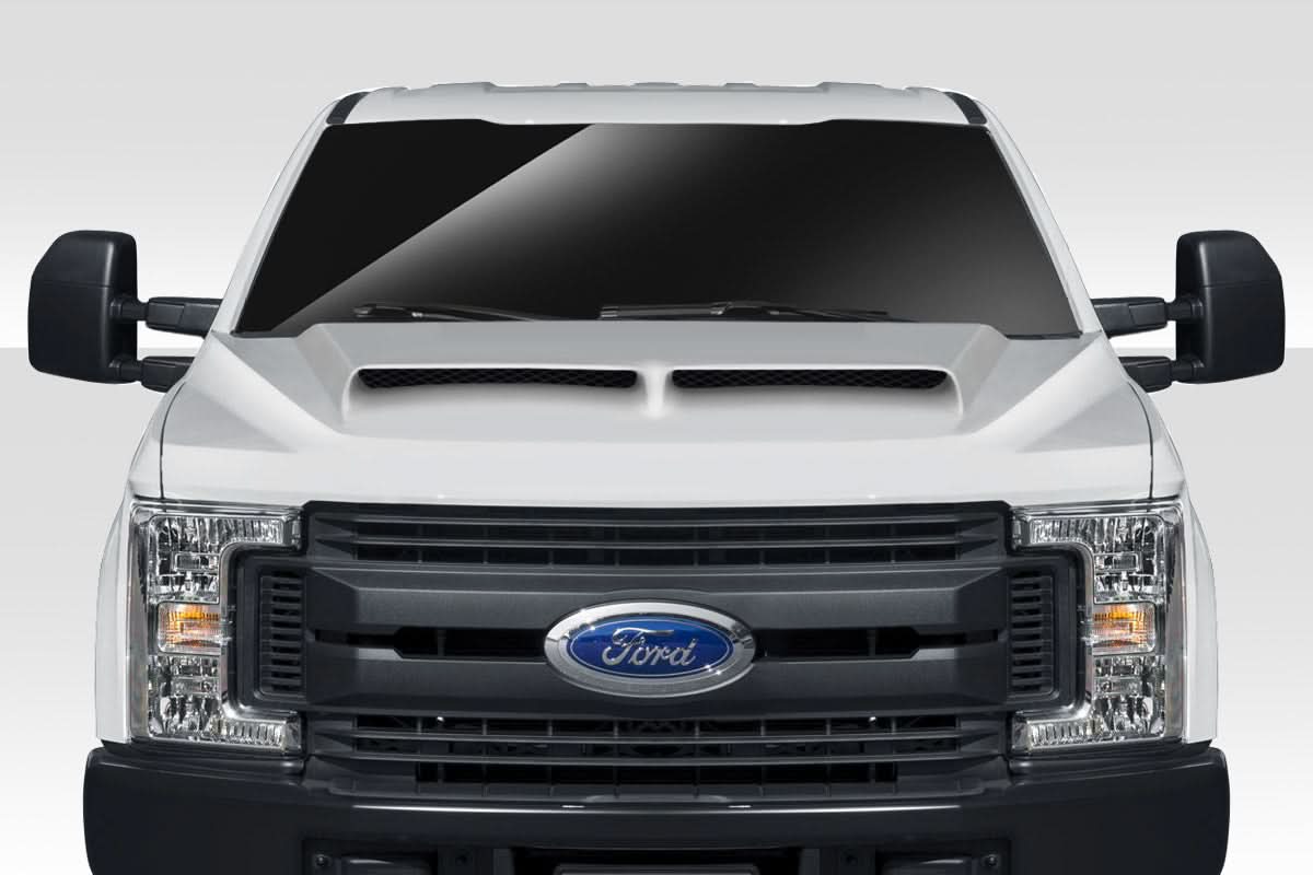 2017-2022 Ford Super Duty GT500 Style Hood - 1 Piece - FRP