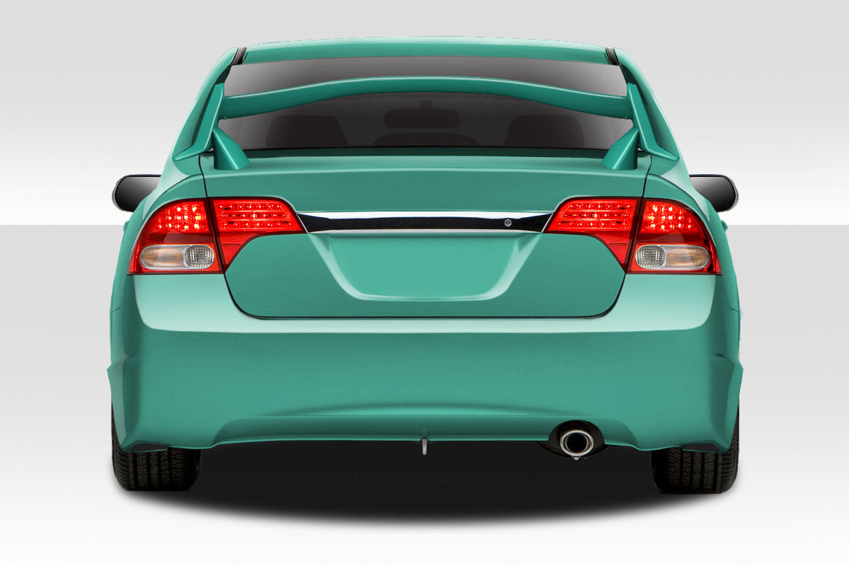 2006-2015 Honda Civic 4DR Duraflex Type R Look Rear Wing Spoiler - 3 Piece