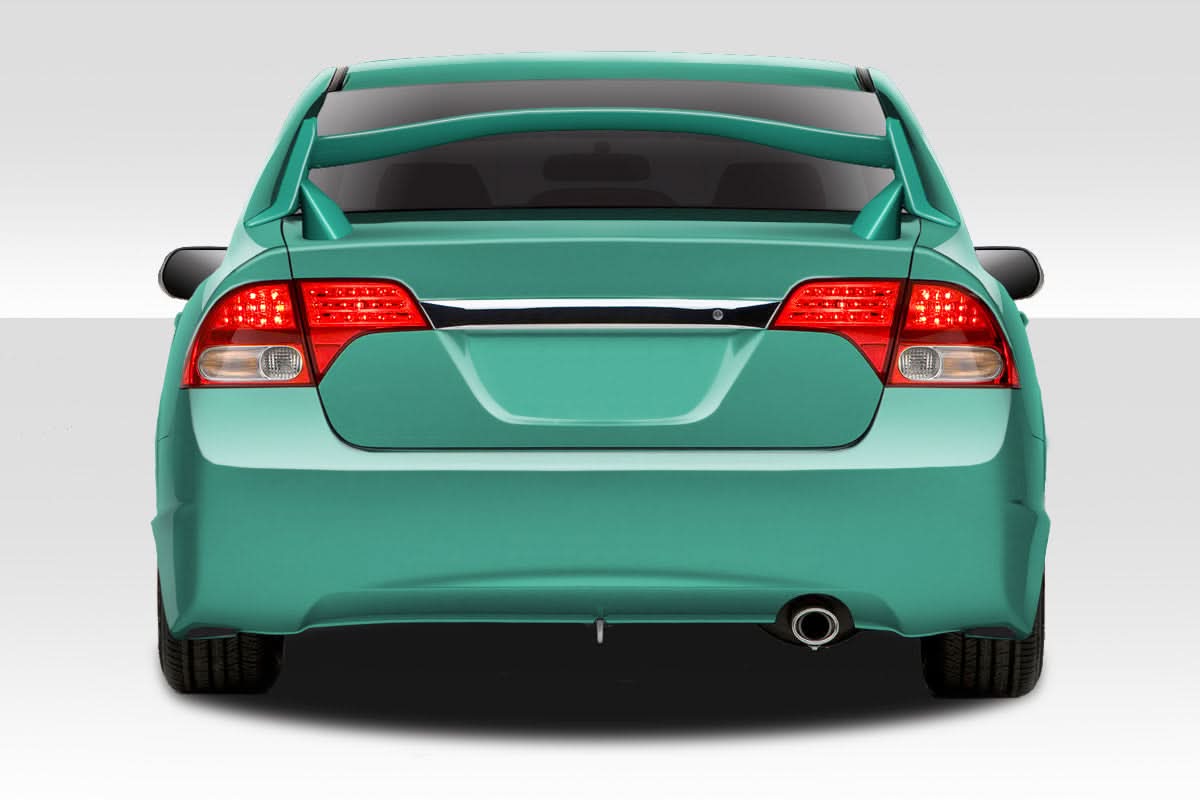 2006-2015 Honda Civic 4DR Type R Look Rear Wing Spoiler - 3 Piece