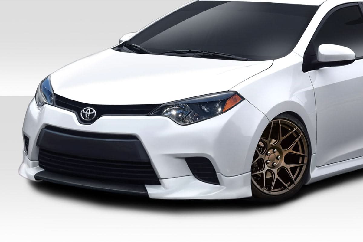 2014-2016 Toyota Corolla Zeta Style Front Lip Spoiler - 3 Piece - FRP