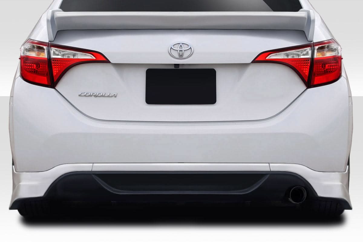 2014-2016 Toyota Corolla Zeta Style Rear Lip - 2 Piece - FRP