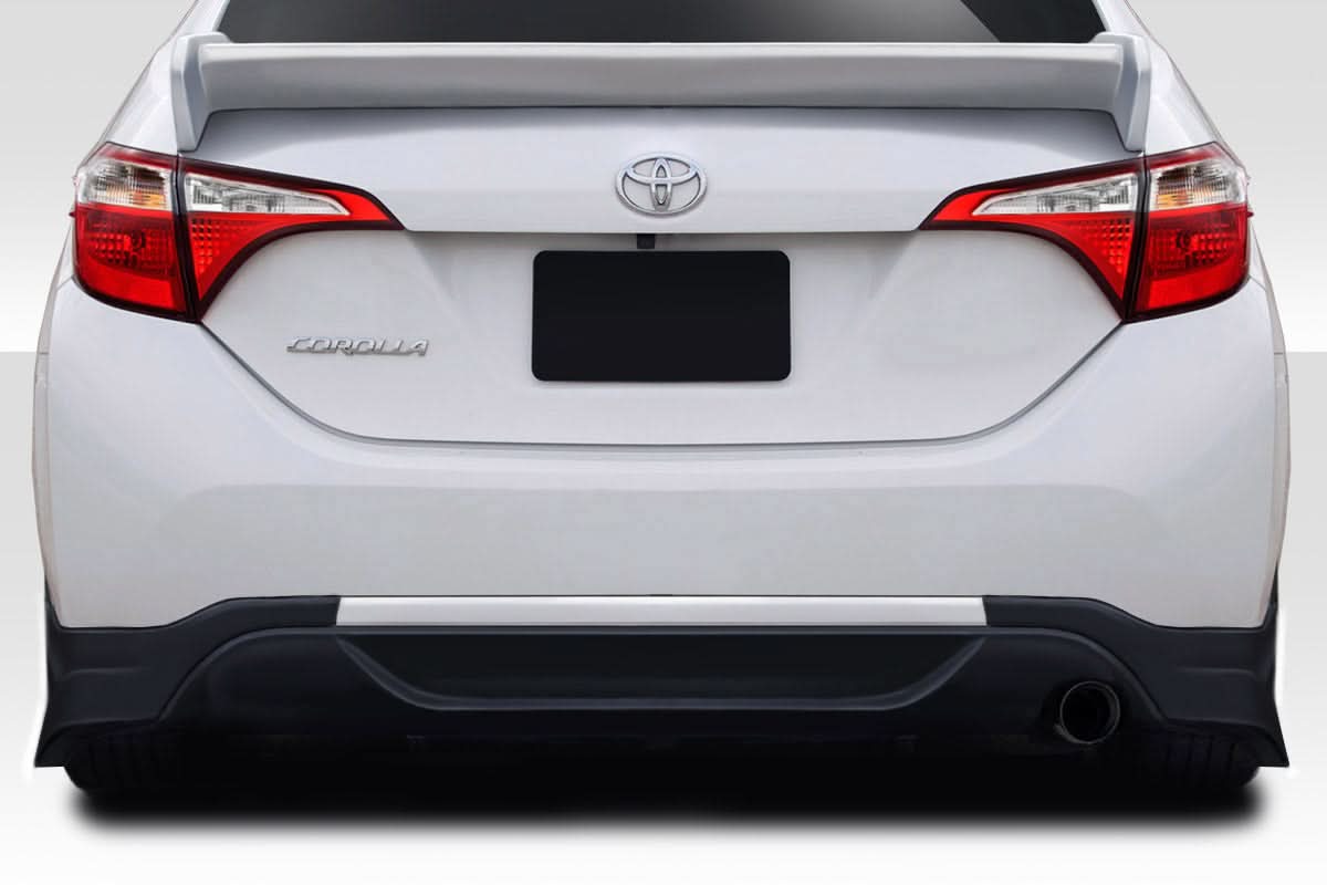 2014-2016 Toyota Corolla Zeta Style Rear Lip - 2 Piece - FRP