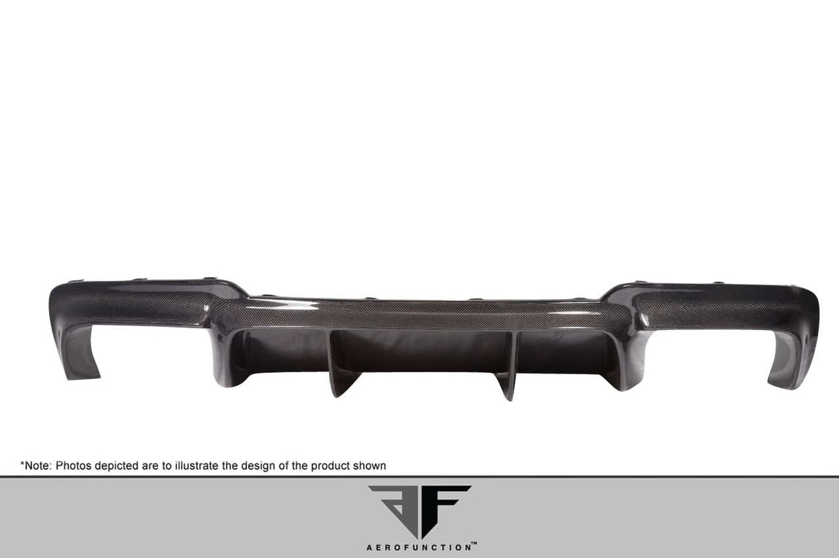 2011-2016 BMW M5 AF-1 Style Rear Diffuser - Carbon Fiber
