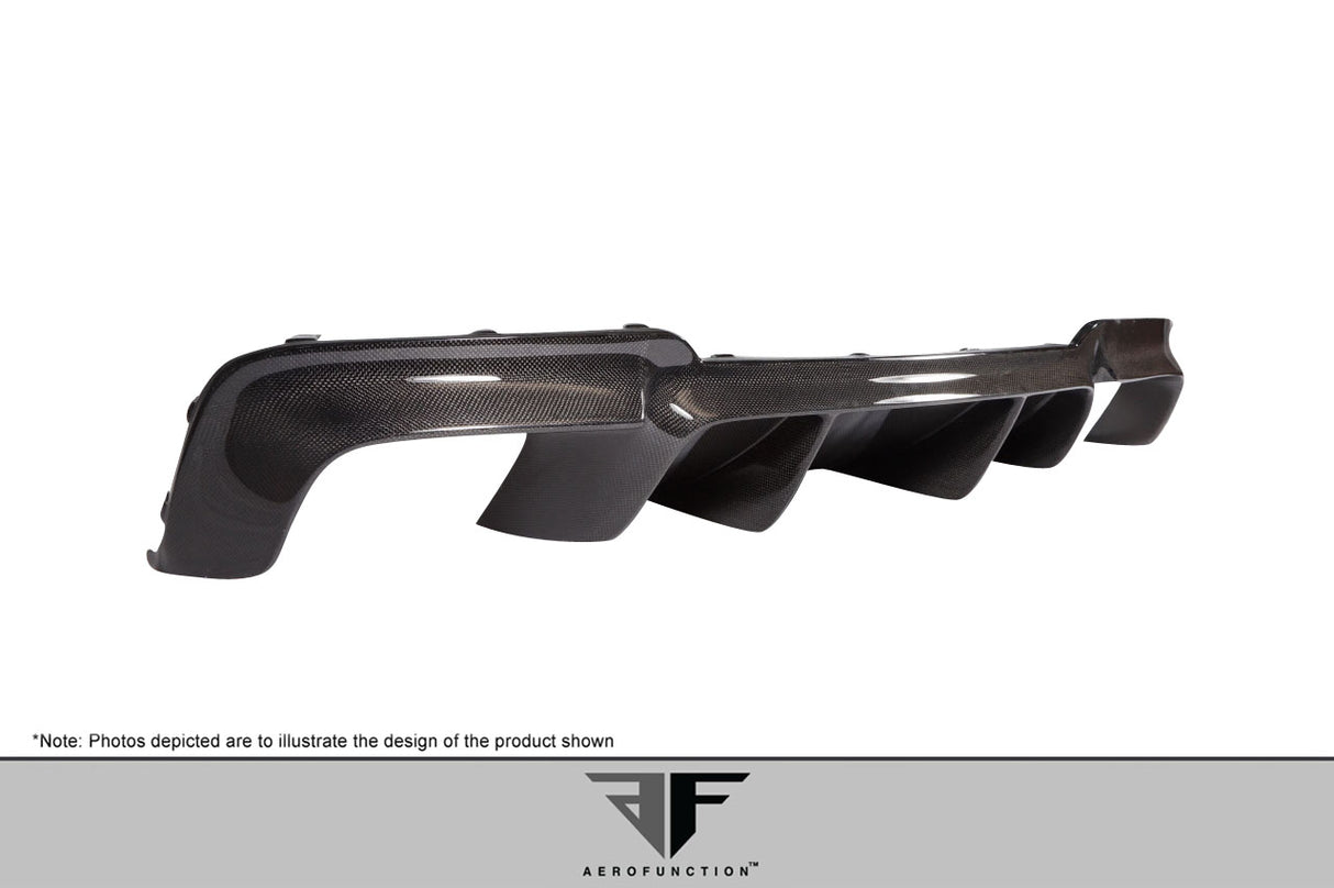 2011-2016 BMW M5 AF-1 Style Rear Diffuser - Carbon Fiber