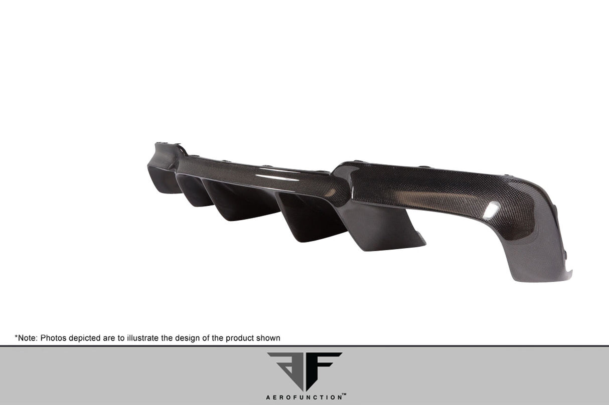 2011-2016 BMW M5 F10 Carbon AF-1 Rear Diffuser ( CFP ) - 1 Piece