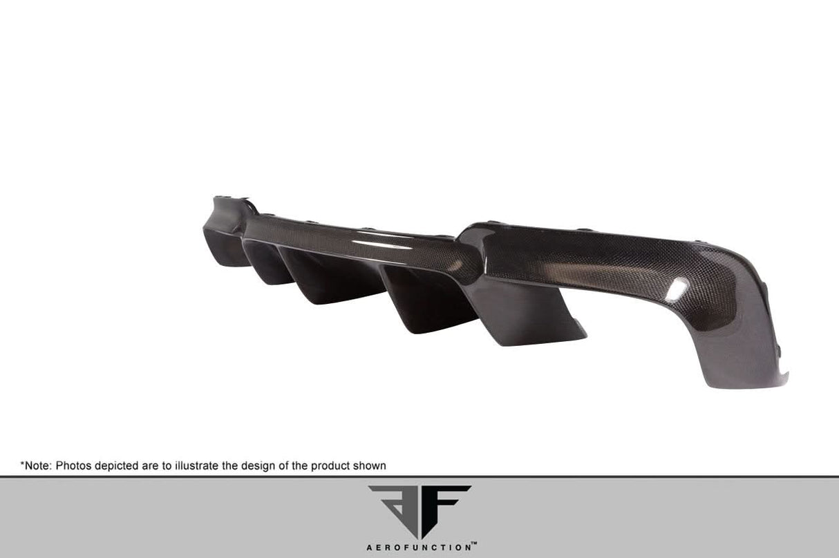 2011-2016 BMW M5 AF-1 Style Rear Diffuser - Carbon Fiber