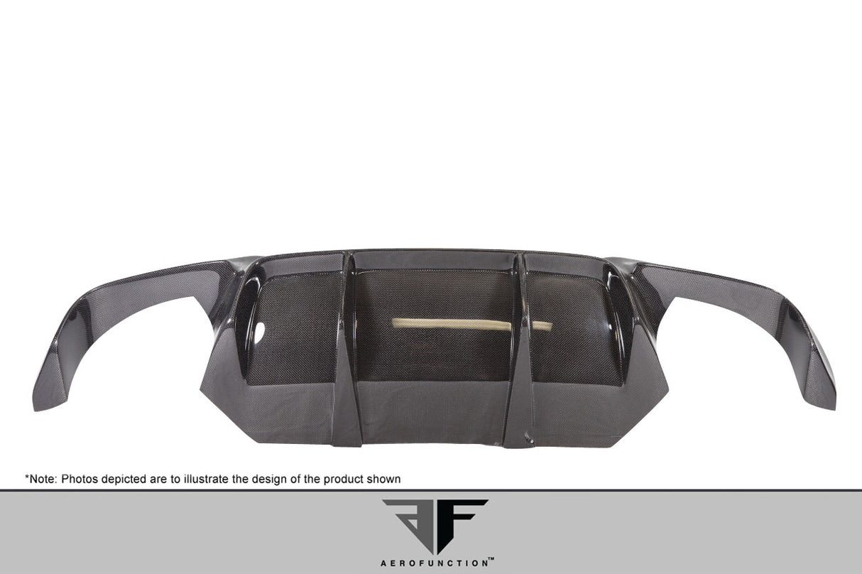 2011-2016 BMW M5 F10 Carbon AF-1 Rear Diffuser ( CFP ) - 1 Piece