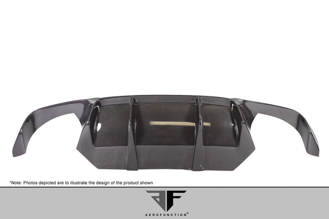 2011-2016 BMW M5 F10 Carbon AF-1 Rear Diffuser ( CFP ) - 1 Piece