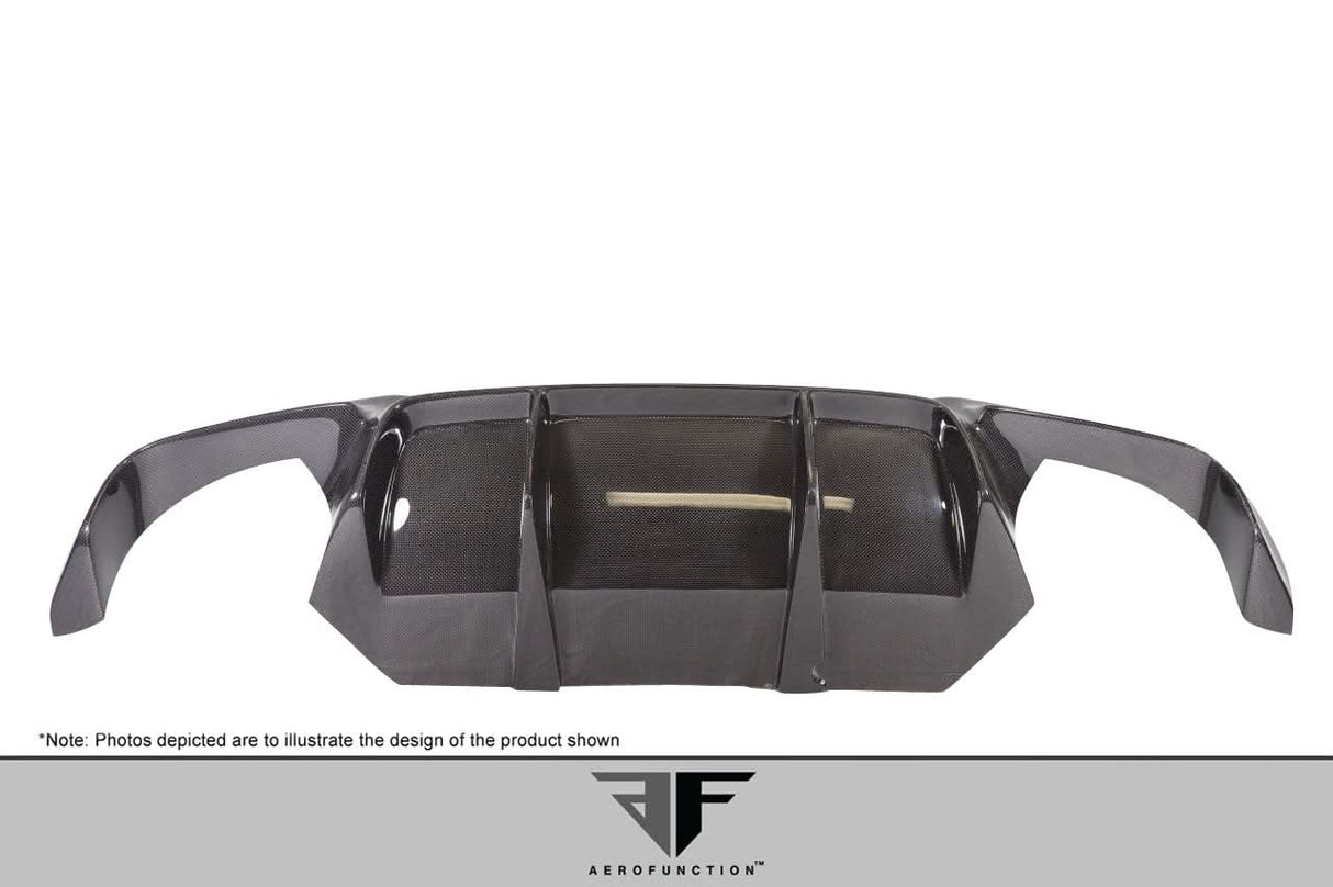 2011-2016 BMW M5 AF-1 Style Rear Diffuser - Carbon Fiber