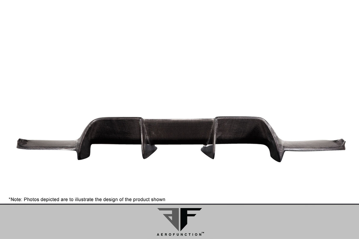 2012-2019 BMW M6 F12 Carbon AF-1 Rear Diffuser ( CFP ) - 1 Piece