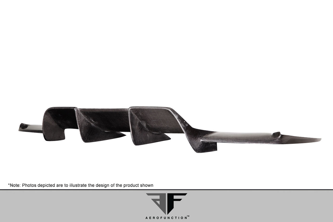 2012-2019 BMW M6 F12 Carbon AF-1 Rear Diffuser ( CFP ) - 1 Piece