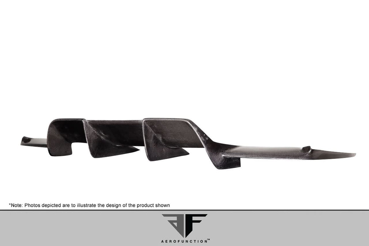 2012-2019 BMW M6 AF-1 Style Rear Diffuser - Carbon Fiber