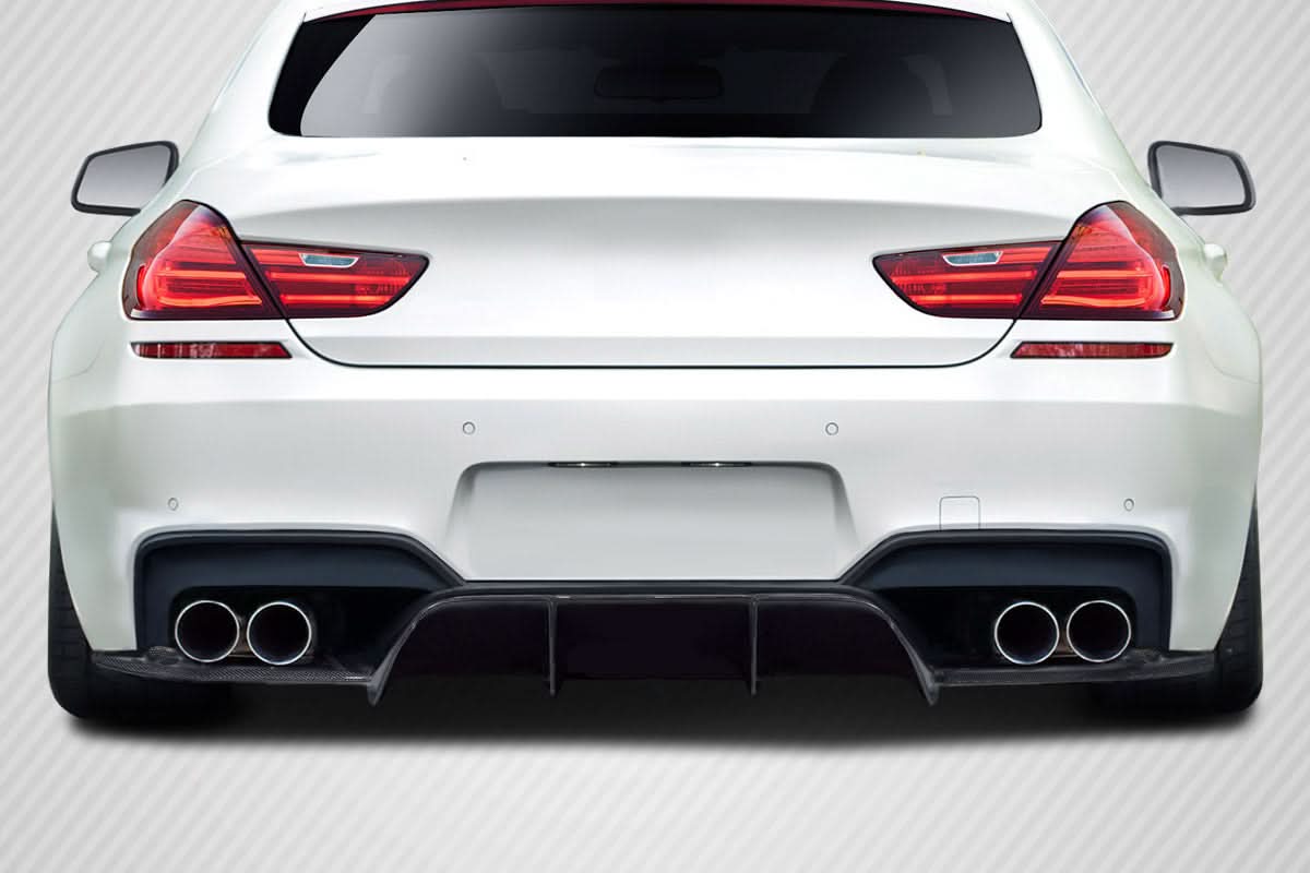 2012-2019 BMW M6 AF-1 Style Rear Diffuser - Carbon Fiber