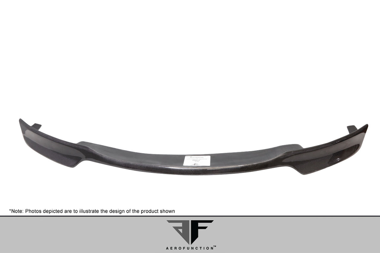 2012-2018 BMW 3 Series F30 AF-1 Style Front Add On Lip - Carbon