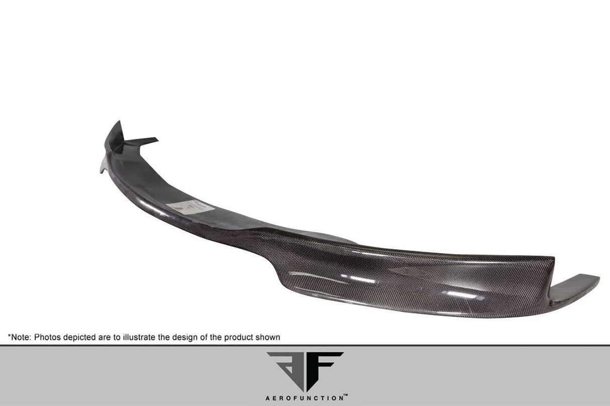 2012-2018 BMW 3 Series F30 AF-1 Style Front Add On Lip - Carbon