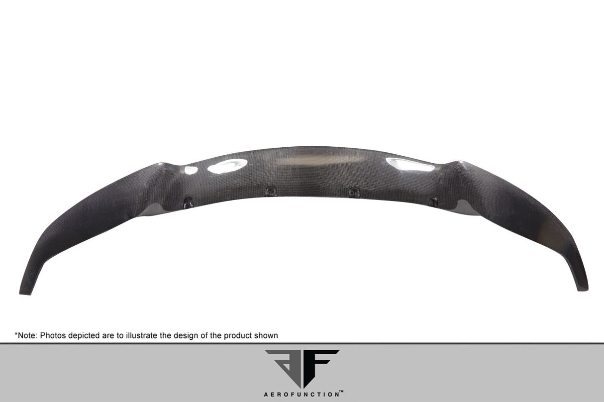 2012-2018 BMW 3 Series F30 AF-1 Style Front Add On Lip - Carbon