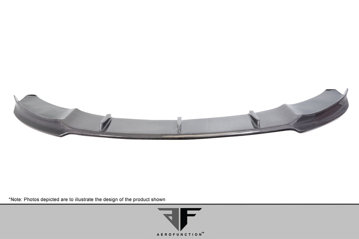 2014-2020 BMW 4 Series AF-1 Style Front Add On Lip Spoiler - Carbon