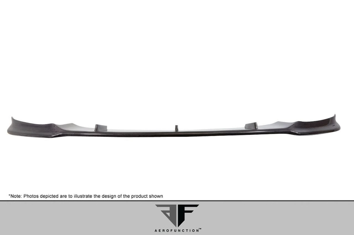 2014-2020 BMW 4 Series AF-1 Style Front Add On Lip Spoiler - Carbon
