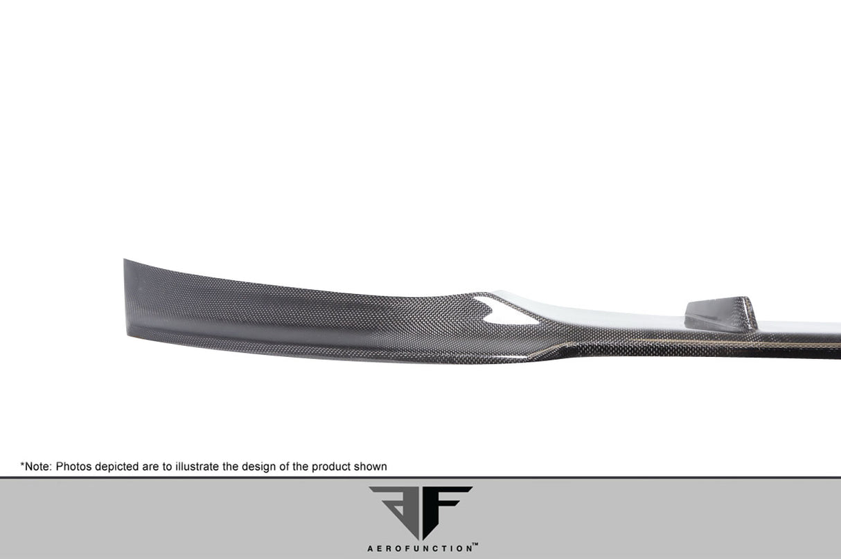 2014-2020 BMW 4 Series AF-1 Style Front Add On Lip Spoiler - Carbon