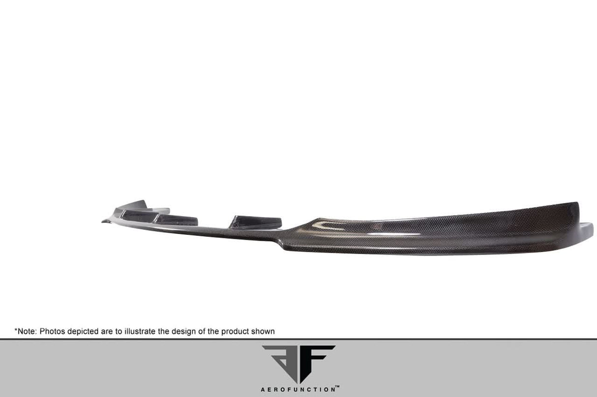 2014-2020 BMW 4 Series AF-1 Style Front Add On Lip Spoiler - Carbon