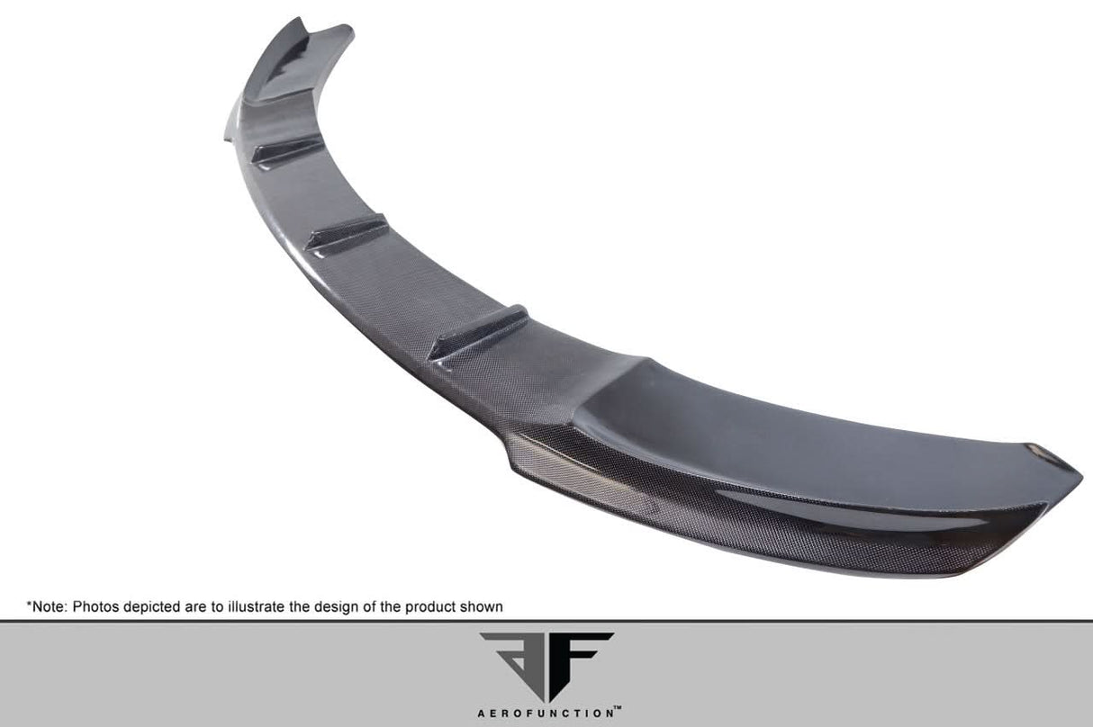 2014-2020 BMW 4 Series AF-1 Style Front Add On Lip Spoiler - Carbon