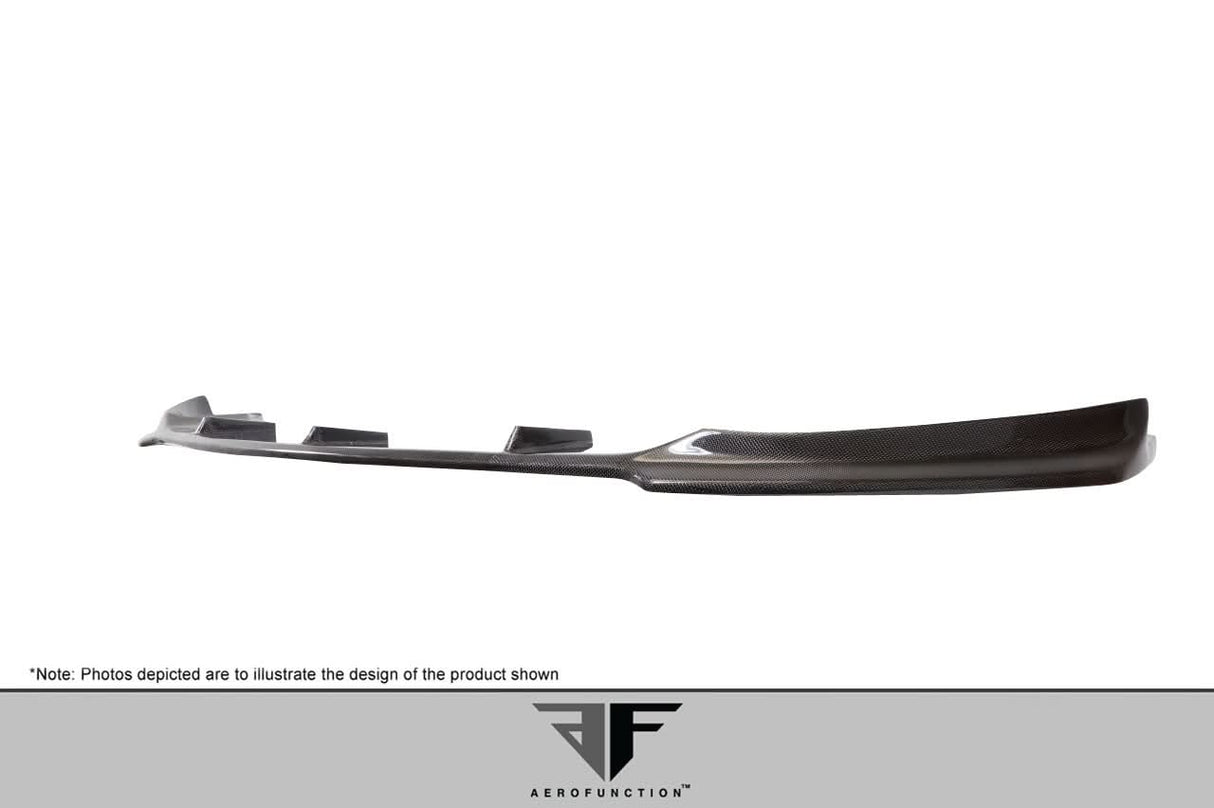 2014-2020 BMW 4 Series AF-1 Style Front Add On Lip Spoiler - Carbon