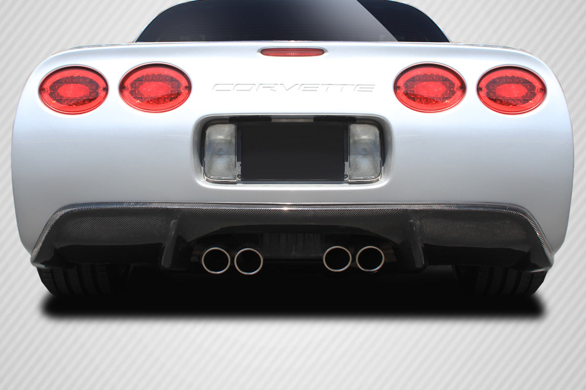 1997-2004 Chevrolet Corvette ZR2 Style Rear Diffuser - Carbon Fiber