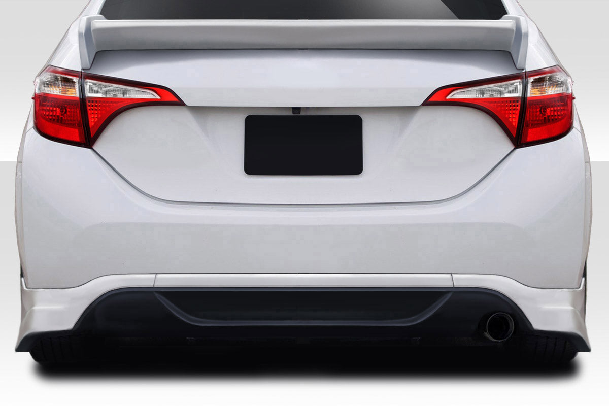 2014-2016 Toyota Corolla Zeta Style Rear Diffuser - FRP
