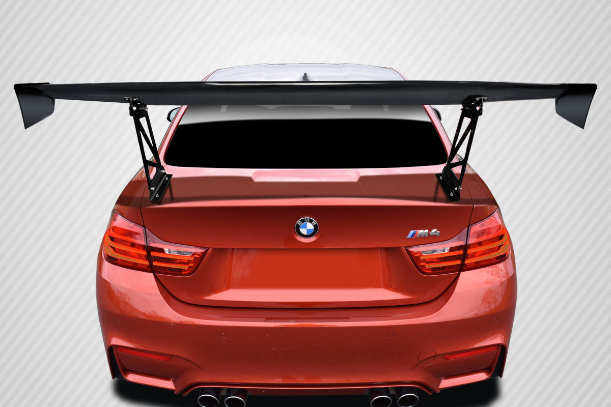 Universal VRX V1 Style Short Wing Complete Kit - Carbon Fiber