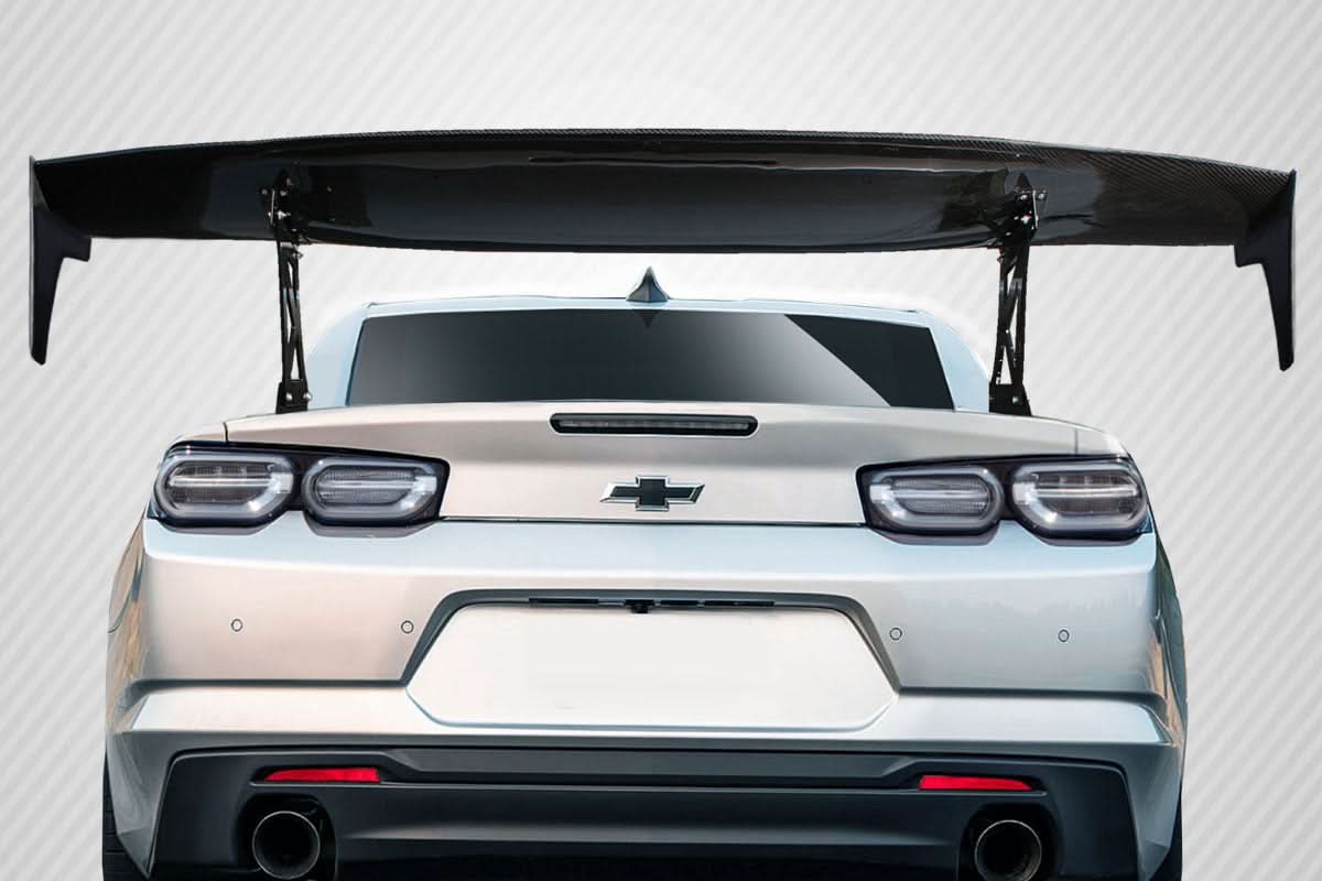 Universal VRX V2 Style Short Wing Complete Kit - Carbon Fiber