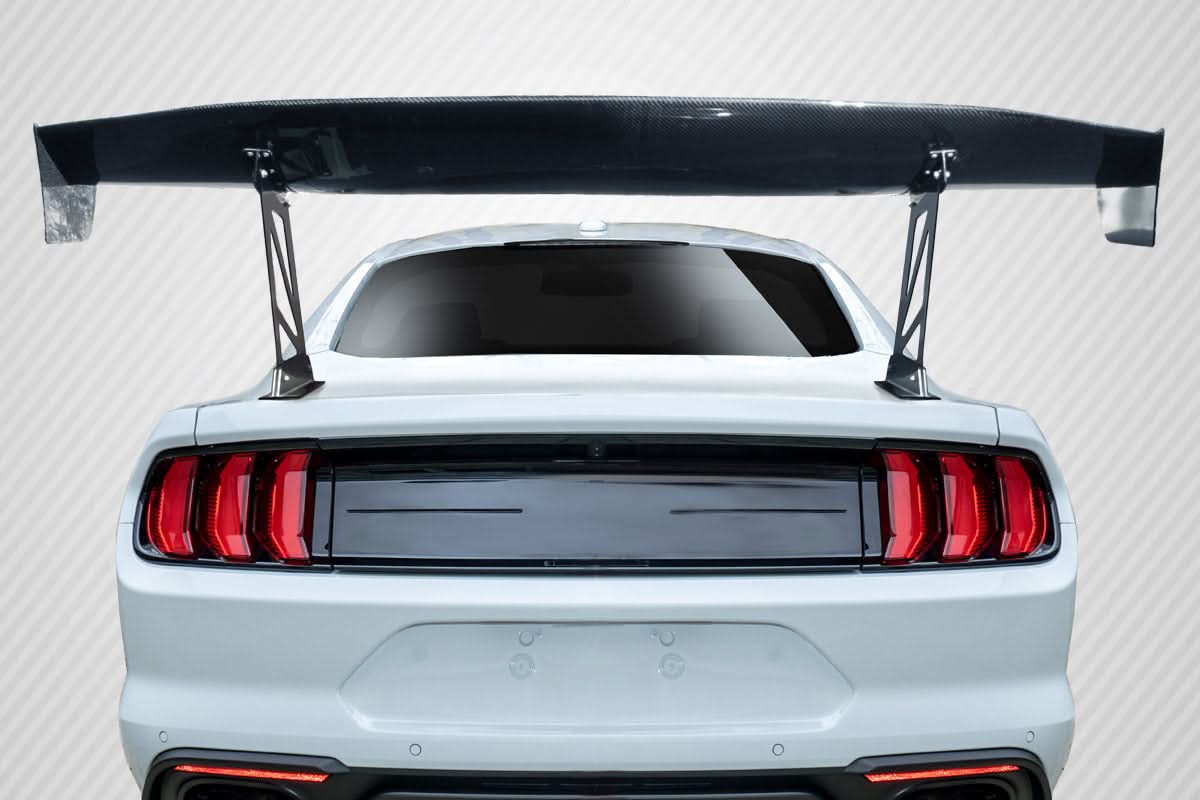 Universal VRX Style V1 Tall Wing Complete Kit - Dry Carbon Fiber