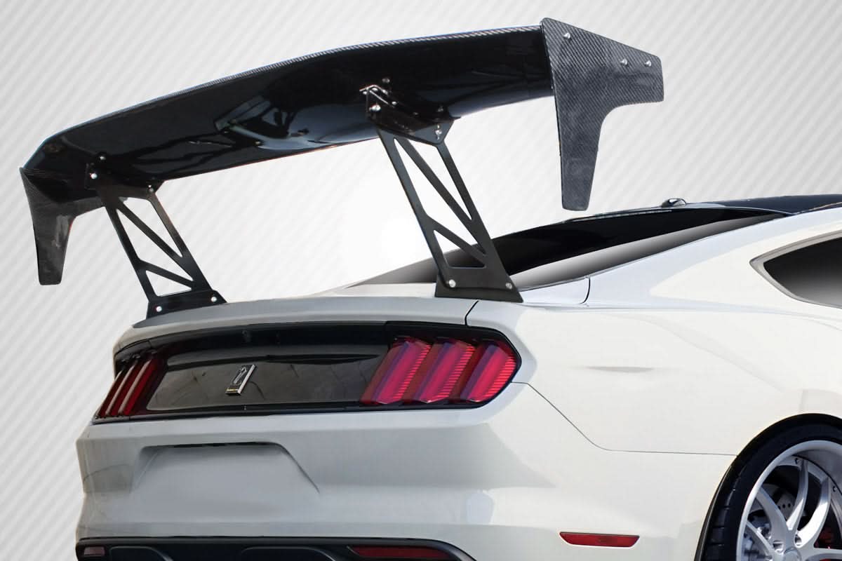 Universal DriTech VRX V2 Style Tall Wing Complete Kit - Carbon Fiber