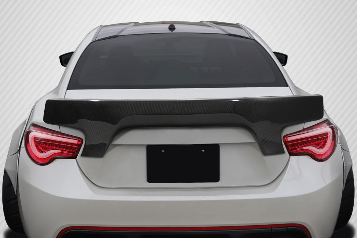 2013-2020 Toyota 86 GT500 V2 Style Rear Wing Spoiler - Carbon Fiber