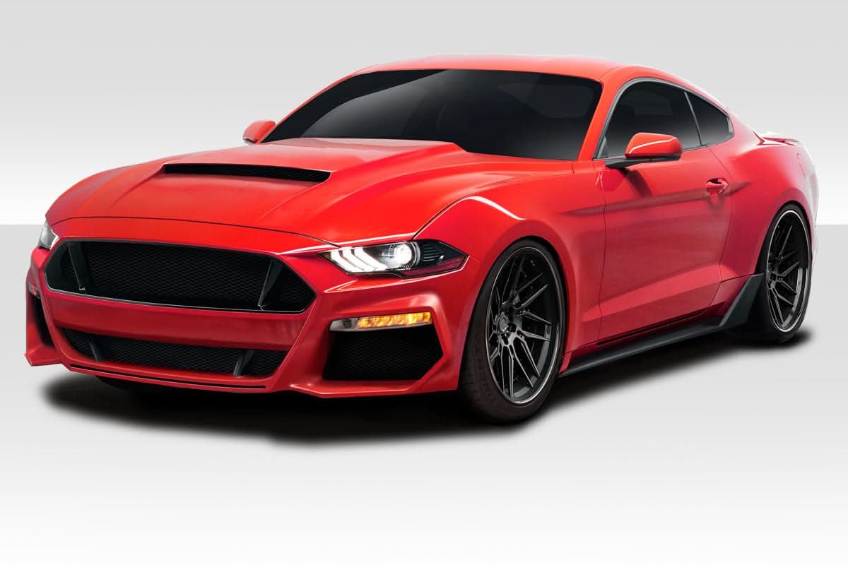 2018-2023 Ford Mustang Grid Style Body Kit 4 Piece - FRP
