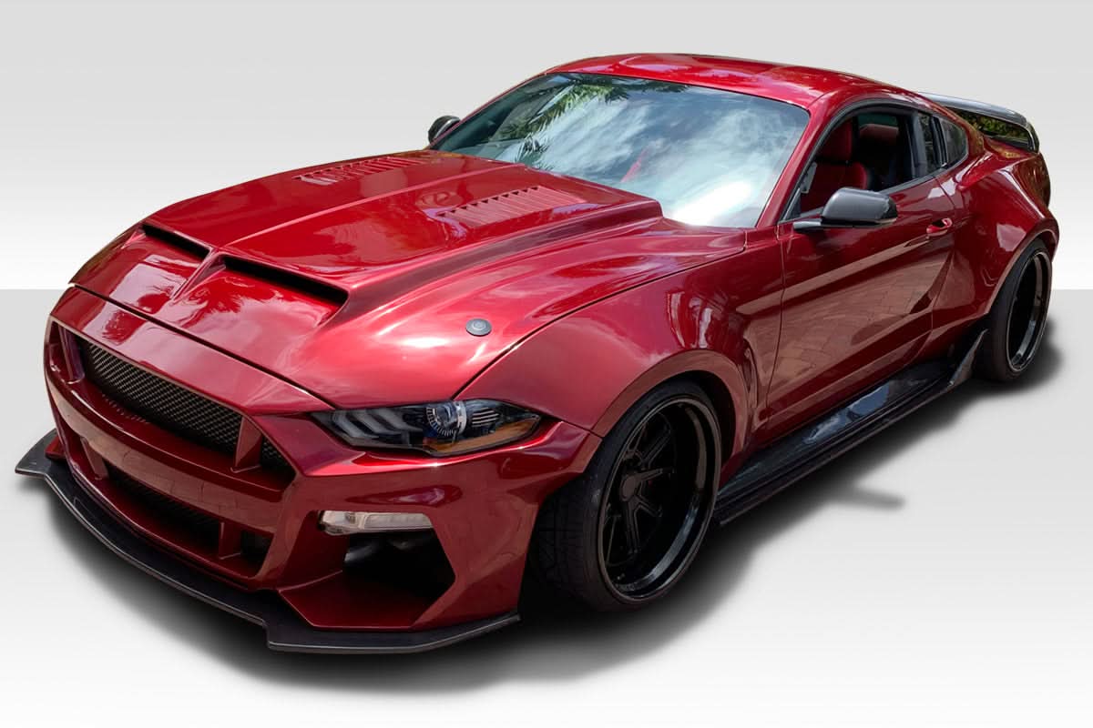 2018-2023 Ford Mustang Grid Style Wide Body Kit 15 Piece - FRP