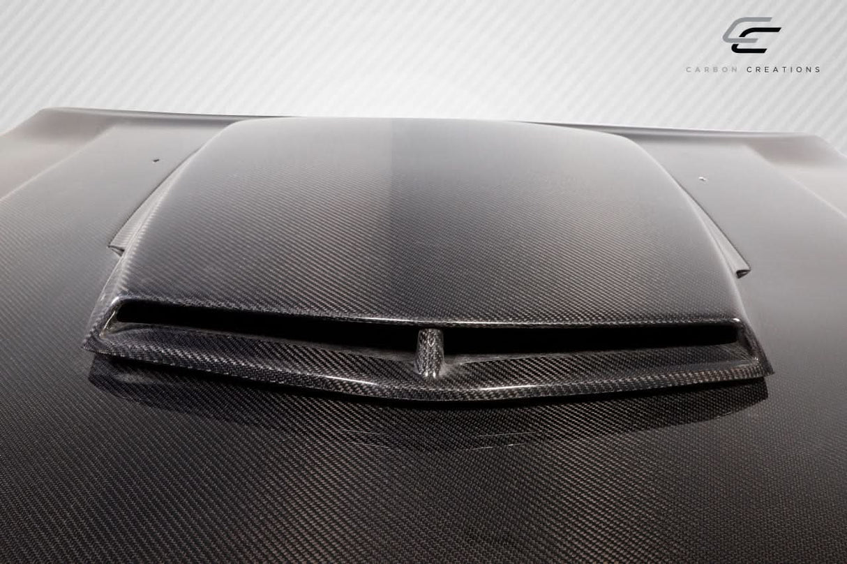 2008-2023 Dodge Challenger TA Look Hood - Carbon Fiber