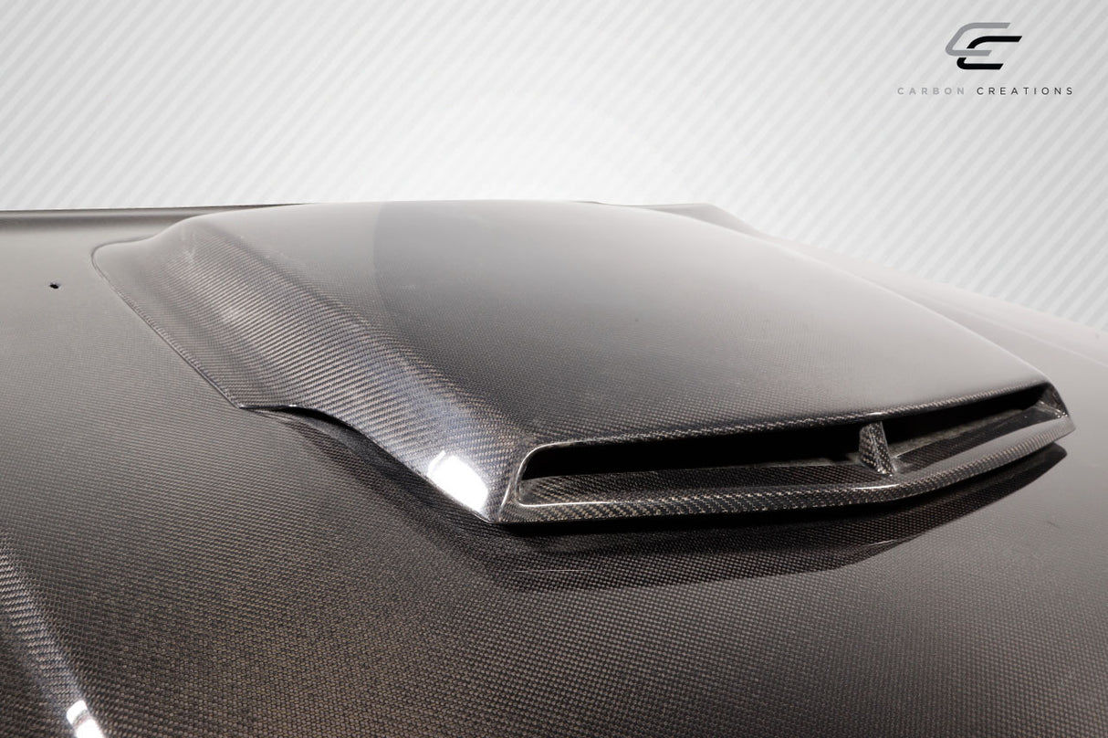2008-2023 Dodge Challenger TA Look Hood - Carbon Fiber