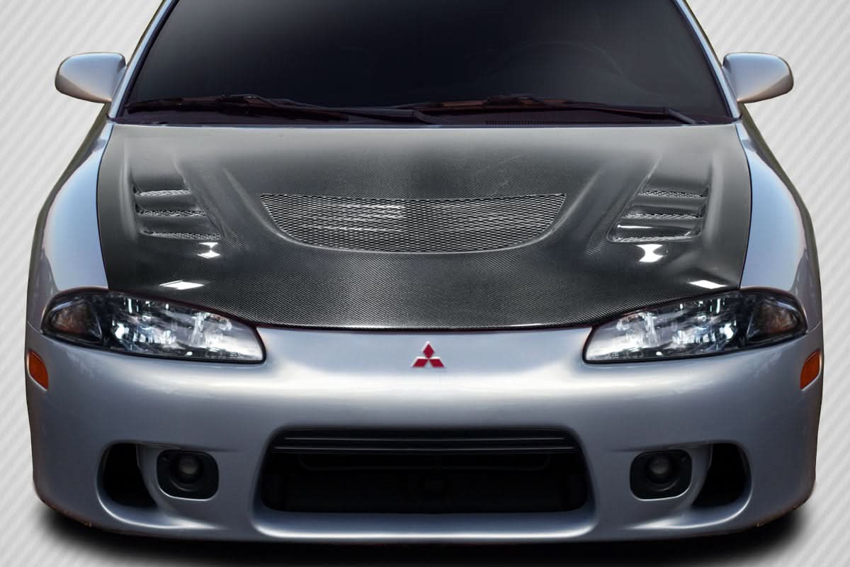 1995-1999 Mitsubishi Eclipse Evo GT Style Hood - Carbon Fiber