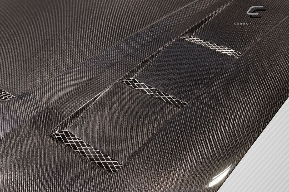 2006-2012 Mitsubishi Eclipse Magneto Style Hood - Carbon Fiber