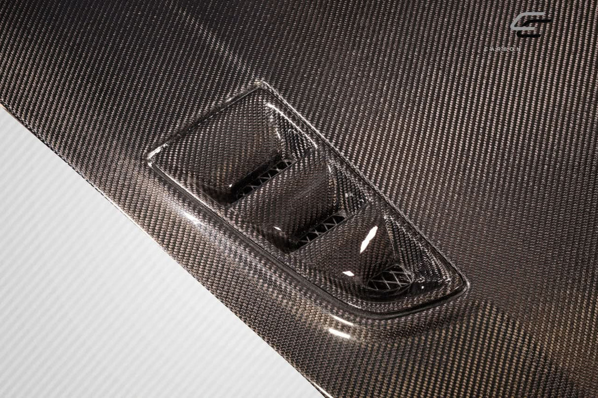 2006-2011 Honda Civic Type M Style Hood - Carbon Fiber