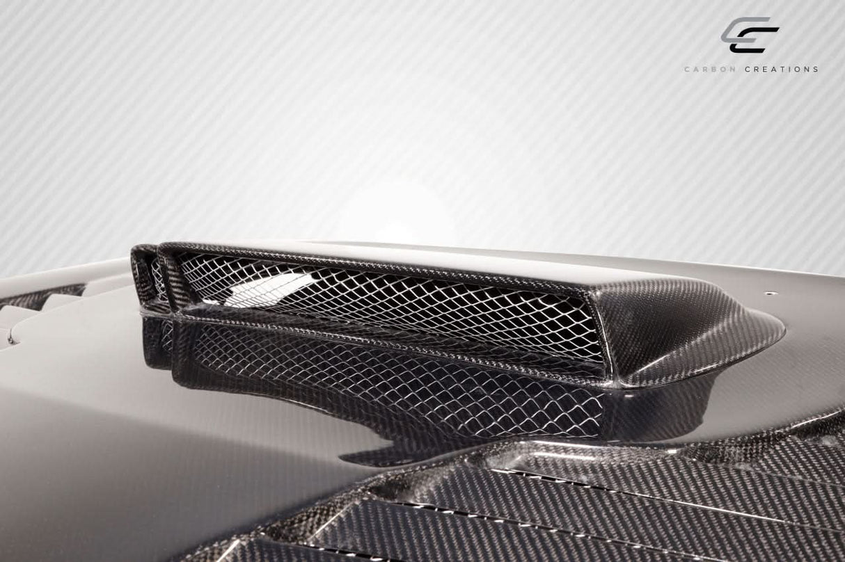 2002-2003 Subaru Impreza WRX STI C-2 Style Hood - Carbon Fiber