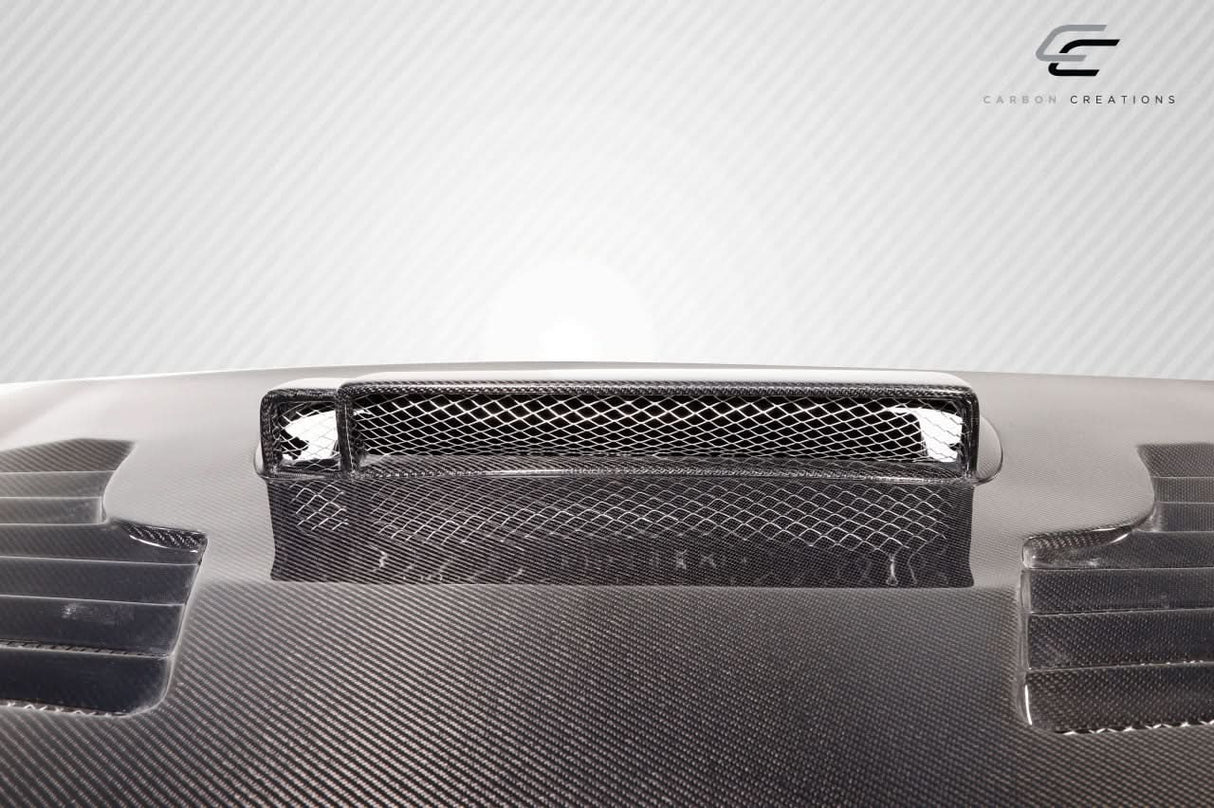 2002-2003 Subaru Impreza WRX STI C-2 Style Hood - Carbon Fiber