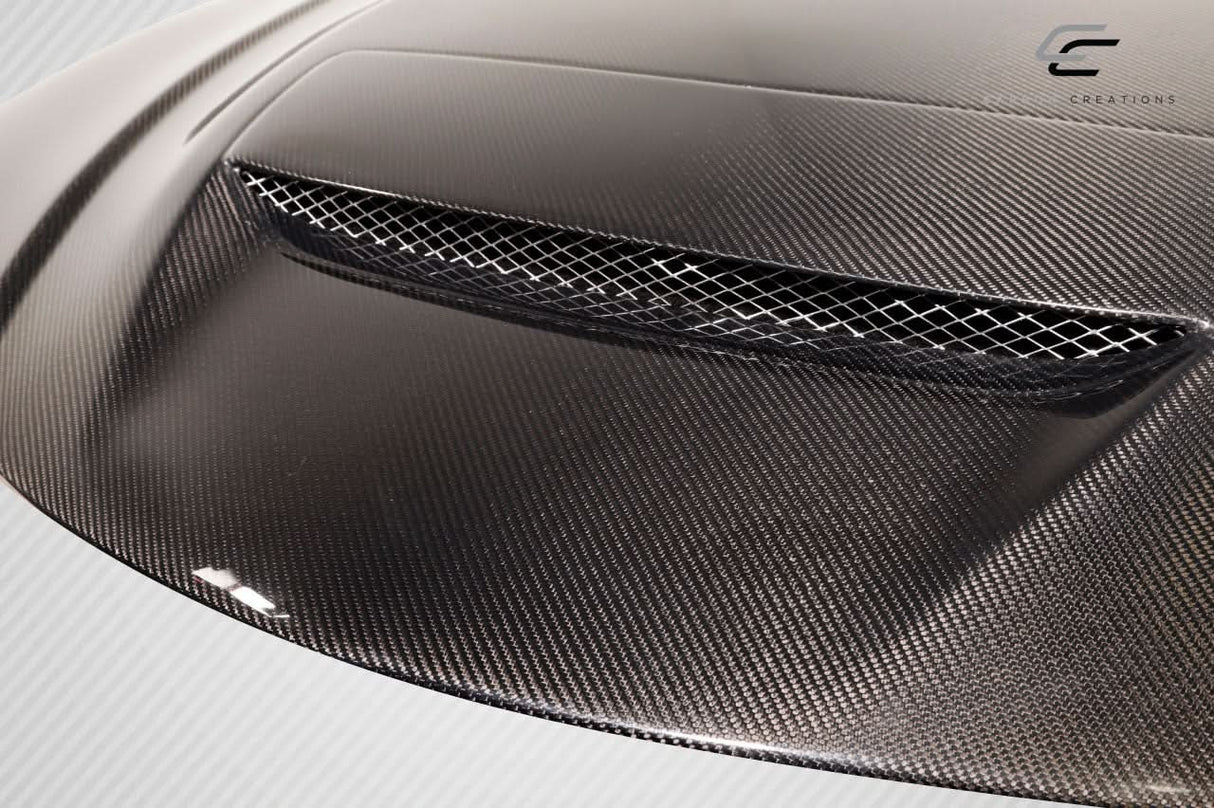 2004-2008 Mazda 3 4DR M-Speed Style Hood - Carbon Fiber