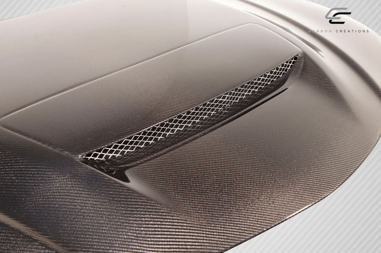 2004-2008 Mazda 3 4DR M-Speed Style Hood - Carbon Fiber