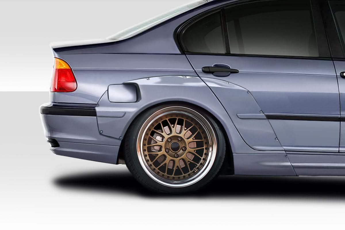 1999-2001 BMW 3 Series Circuit Style Wide Body Rear Fenders - FRP