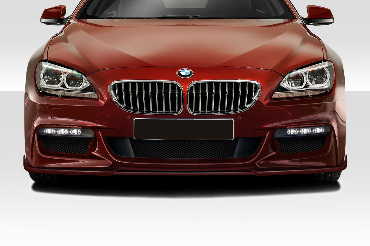 2011-2019 BMW 6 Series HMS Style Front Lip Under Spoiler - FRP