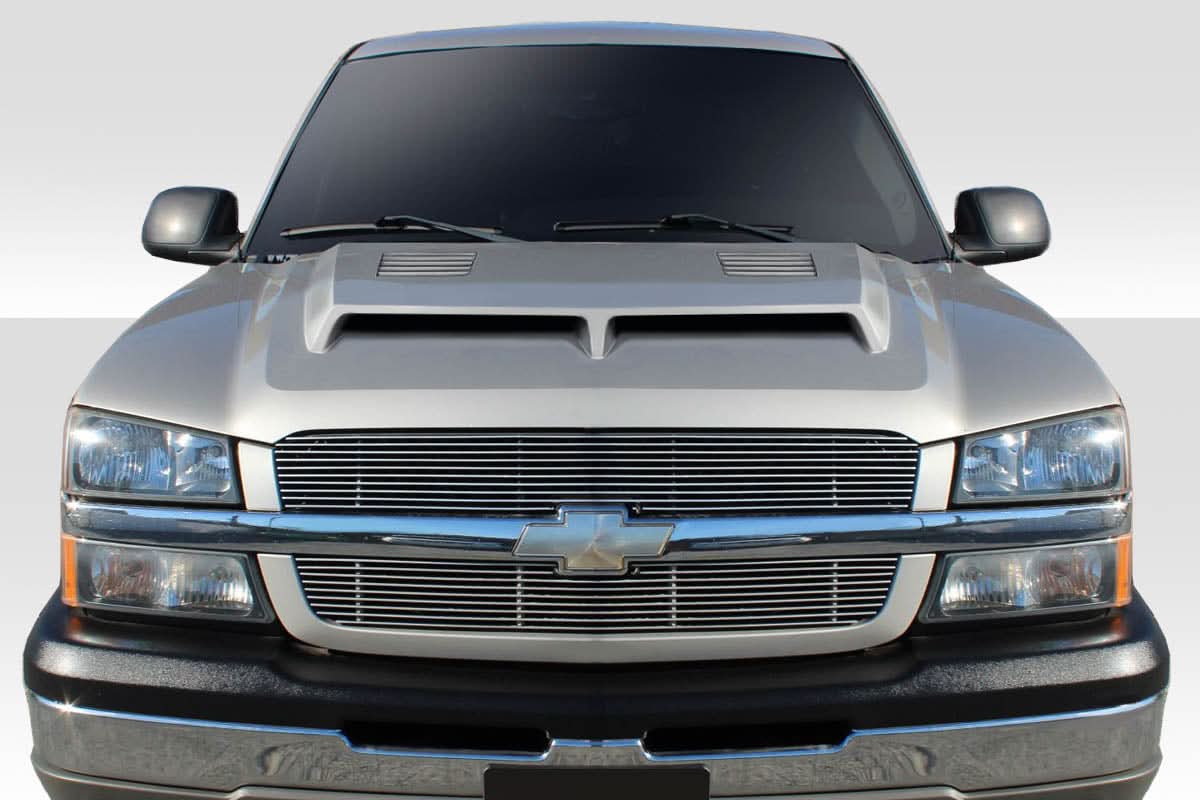 2002-2006 Chevrolet Avalanche GT500 Style Hood - 1 Piece - FRP