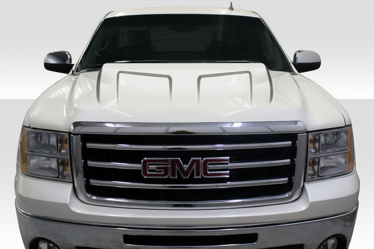 2007-2013 GMC Sierra Cowl Hood - 1 Piece - FRP