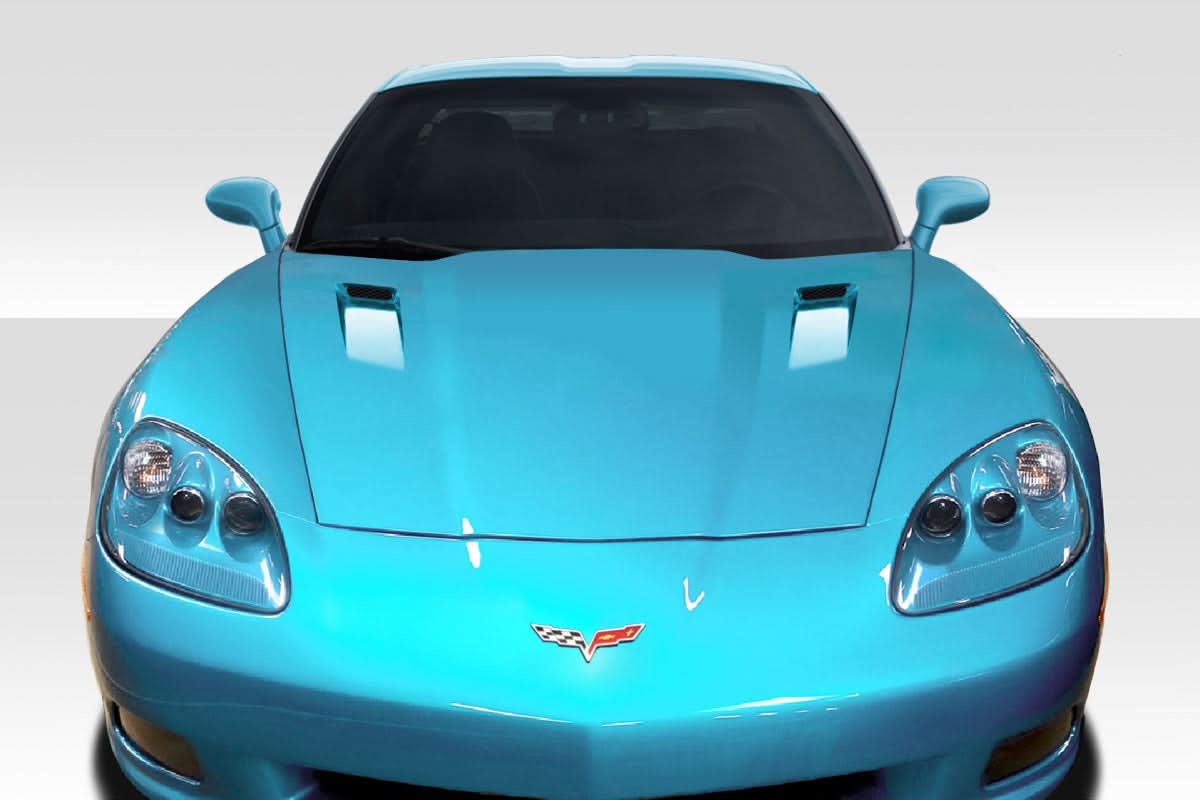 2005-2013 Chevrolet Corvette C6 RKSV Style Hood - 1 Piece - FRP
