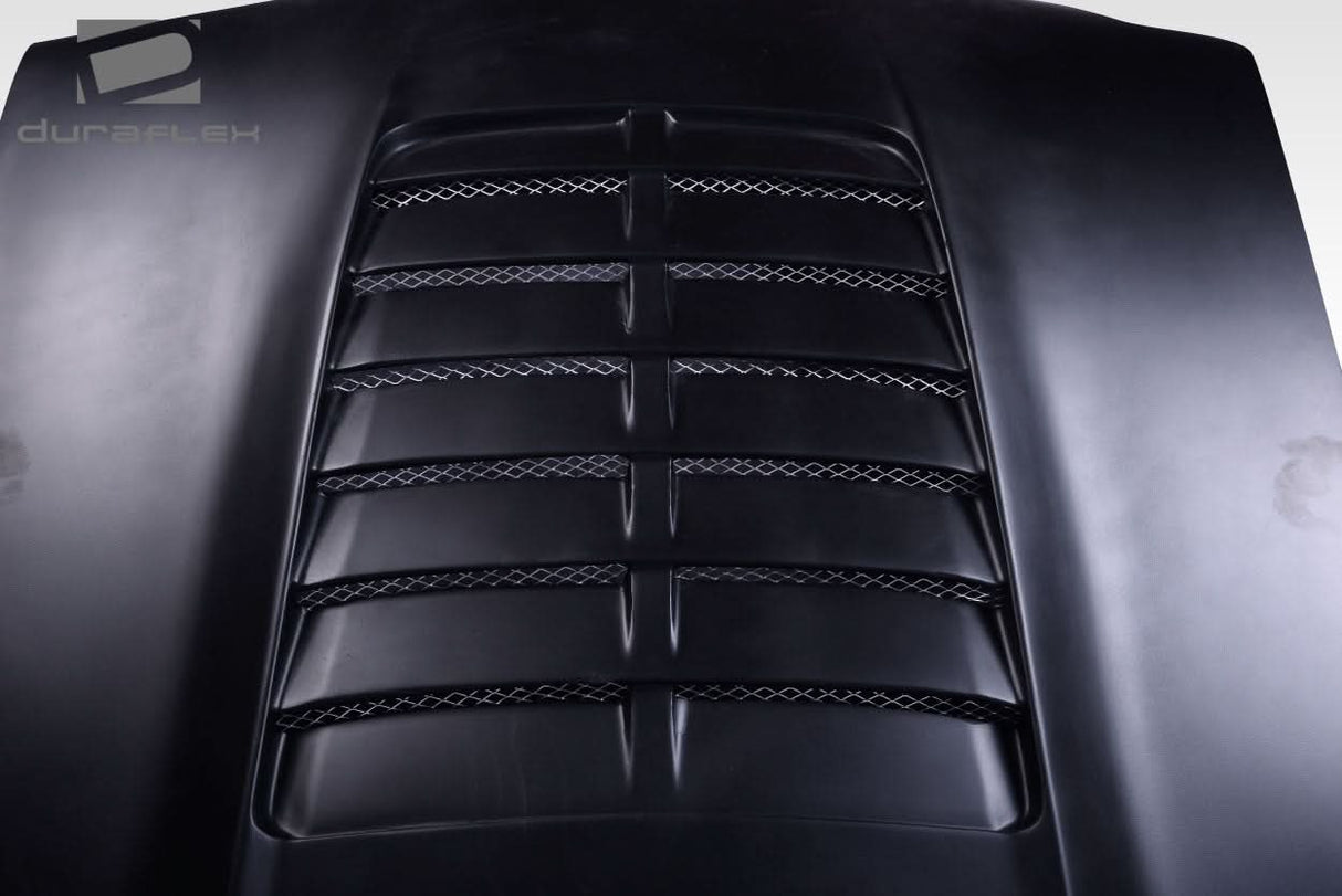 1987-1993 Ford Mustang GT500 V2 Style Hood - 1 Piece - FRP